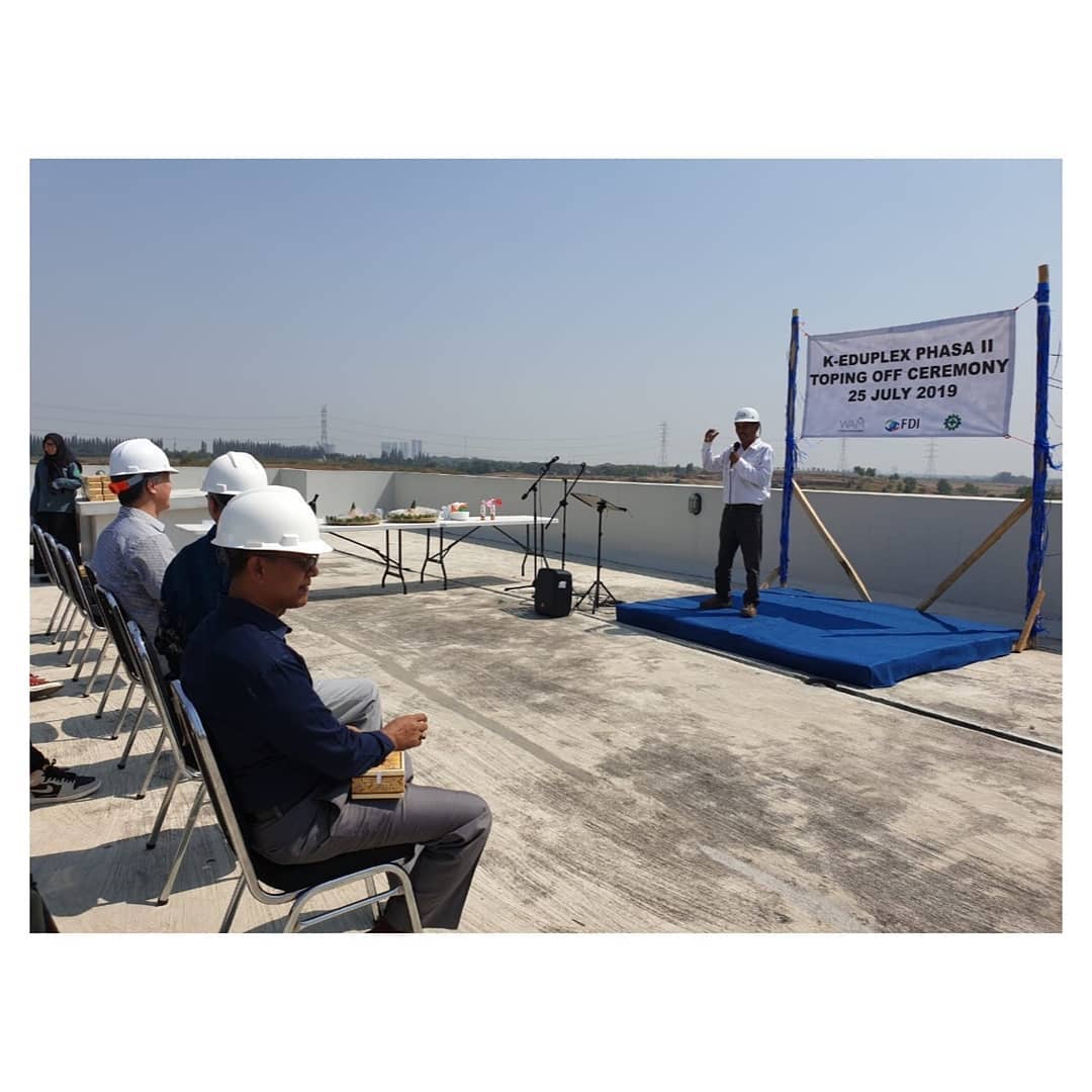 Toping off ceremony k-eduplex