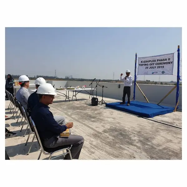 Toping off ceremony k-eduplex